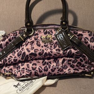 Coach Animal Print Satchel